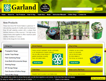 Tablet Screenshot of garlandproducts.com